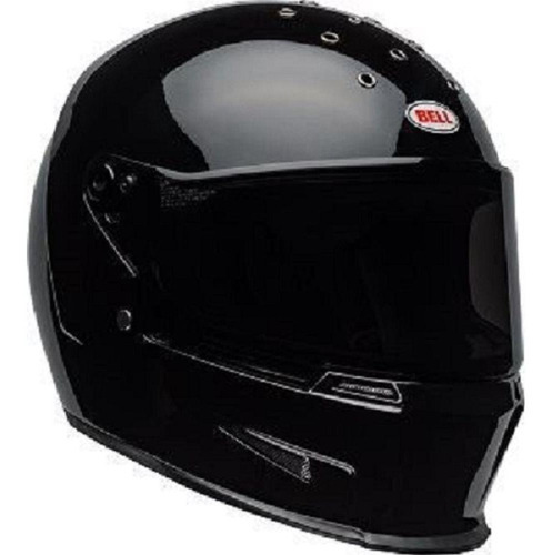 Capacete Bell Eliminator Solid Gloss Black Cor Preto Tamanho do capacete 55-56 S