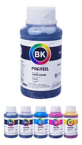 Tinta Inktec Profeel C9020 C9021 Para Megatank Maxify 250ml