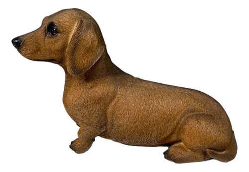 Estatueta De Escultura De Cachorro Com Estátua De Dachshund