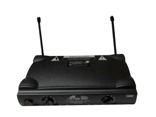 Gbr Uhf-230 2 Microfono Corbatero Inalambrico
