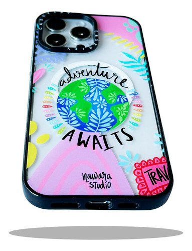 Funda Adventure Waits Estilo Casetify Para Iphone Transparente Iphone 16