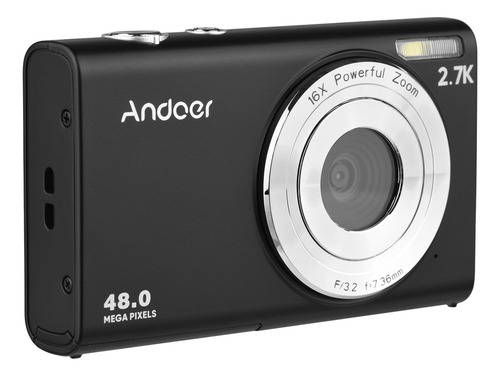 Cámara Digital Andoer De 2,7 K, Videocámara Compacta, 48 Mp,