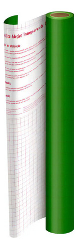 Plastico Adesivo Rolo 10 Metros Envelopamento Moveis Lavavel Cor Verde