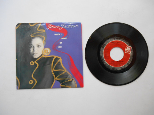 Janet Jackson When I Think Of You Disco7 PuLG 45 Rpm Usa1986