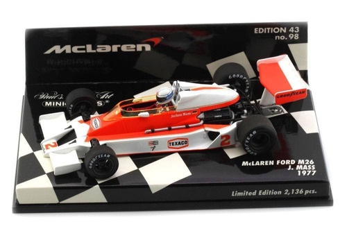 Mclaren M26 F1 # 2 Jochen Mass 1977  Minichamps 1/43