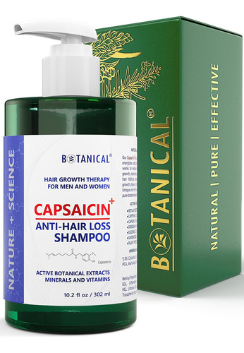 Hair Loss Shampoo Dht Blocker For Hair Growth Capsaicin+ Oil