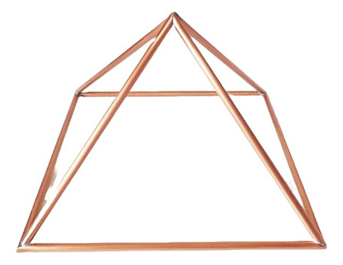 Pirâmide Cobre 13cm Radionica Radiestesia