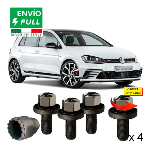 Tuercas Seguridad Vw Golf - Envío Gratis.!!