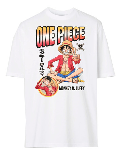 Playeras Camiseta One Piece Monkey D Luffy Manga Japn + Envi