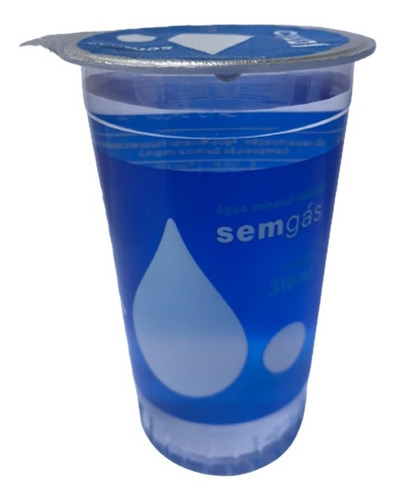 Kit 48 Água Mineral Crystal Sem Gás Copo Com 310ml Coca-cola