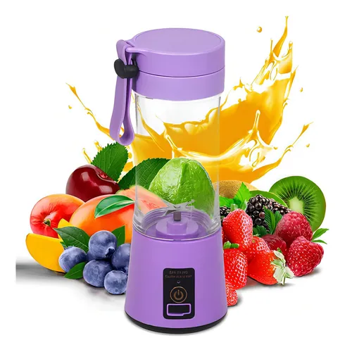 comprar Mini Liquidificador Mixer Juice Garrafa Portátil Usb Lilás Cor Violeta 110vu002F220v