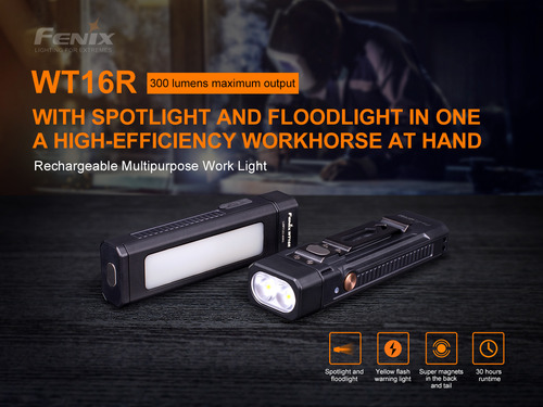 Linterna Angular Fenix Wt16r 300 Lumenes Torch Chile