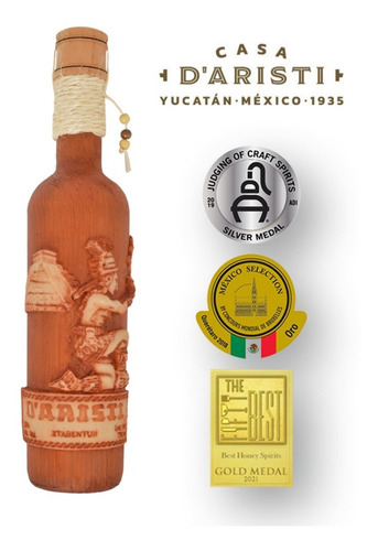 Licor De Anís Y Miel De Abeja Xtabentun Decorado Maya 750ml