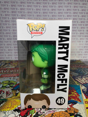 Funko Pop Marty Mcfly Plutonium Gitd Volver Al Futuro (Usado)