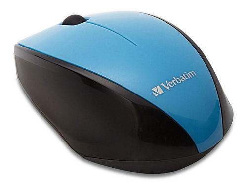 Mouse Multi Trac Verbatim Tecnología Blue Led Gfx Net Color Celeste