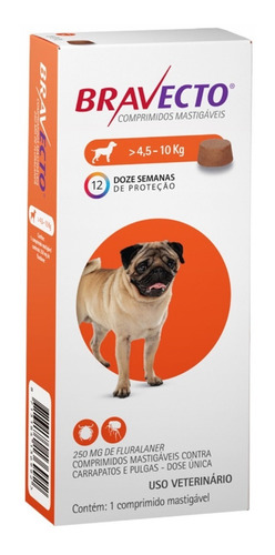 Bravecto Antipulgas De 4,5 A 10kg - Full