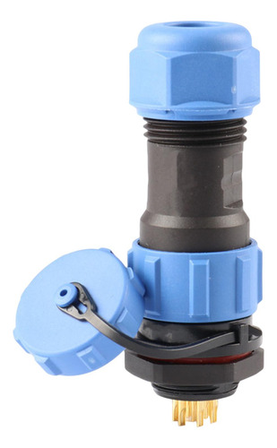 Enchufe De Aviación Conector Impermeable Ip68 Para 10 Pines