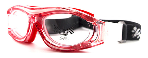 Lentes Para Deporte Para Niños - Czar - Rojo