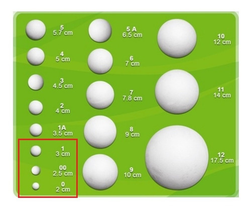 Bola De Unicel 00  ---- 100 Piezas