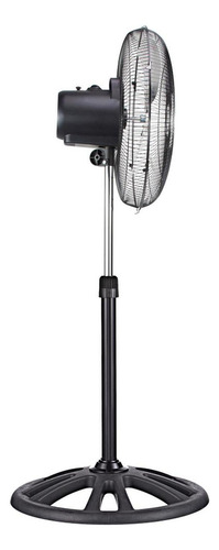 Ventilador De Pie Mytek 3392 45.7cm Negro Metal 3 Aspas 45.72 Cm Negro Plateado Metal 3