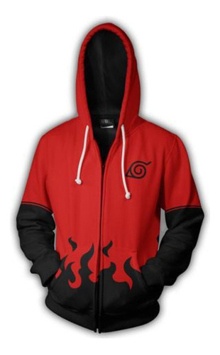 Sudadera Con Capucha Y Cremallera Naruto Para Jóvenes: Chaqu