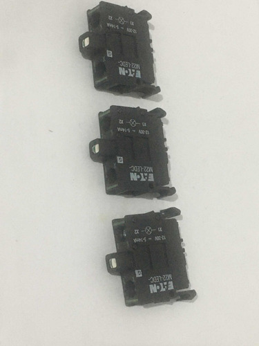 M22-ledc-g Lampara Led Verde 24v Eaton 3pzas Montaje En Caja (Usado)
