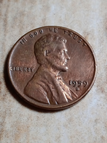 Moeda Usa 1959 D Lincoln One Cent (Usado)