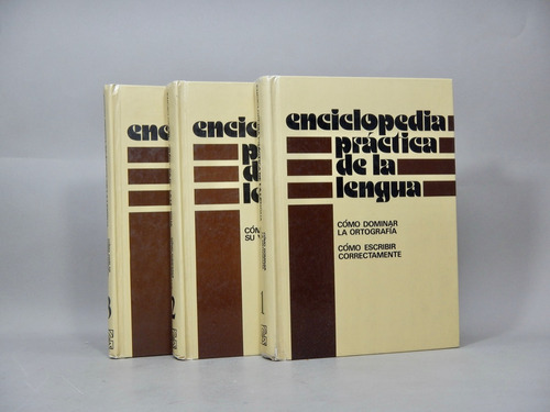 Enciclopedia Práctica De La Lengua 3 Tomos Cumbre 1985 Aj1