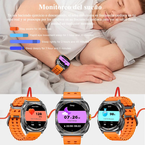 Reloj Inteligente Hombre Smart Watch Auriculares Dos En Uno