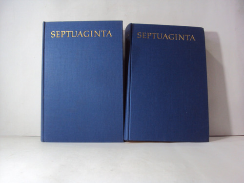 Septuaginta 2 Tomos Alfred Rahlfs