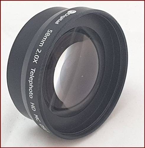 Lente Teleconvertidor Trudigital Telefoto Dslr 2.0x / 58mm