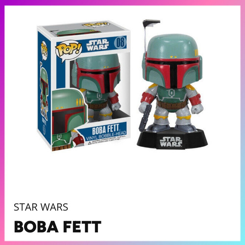 Funko Pop Boba Fett #08 Daffyrugs Cajacondetalles