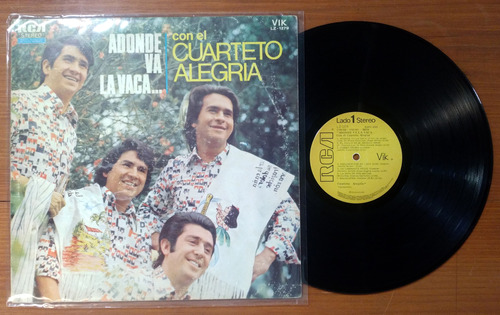 Cuarteto Alegria Adonde Va La Vaca 1974 Disco Lp Vinilo