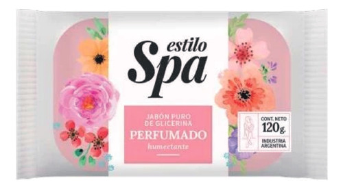 Jabon Tocador Con Glicerina Humectante 120g Estilo Spa X12