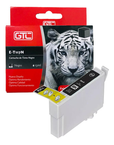 Cartucho Alternativo Epson T117 Negro T23 T24 Tx105 Tx115 