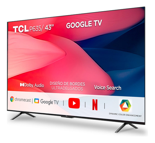Televisor Led 43 4k Google 110v Tcl