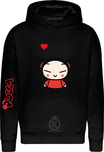 Poleron Pucca - Coreana - Garu - Serie - Sooga - Ninja - Deberia Besarte - Dibujos Animados - Estampaking