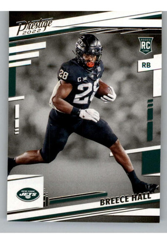 Panini Prestige 313 Breece Hall Rc Rookie New York Jets 2022