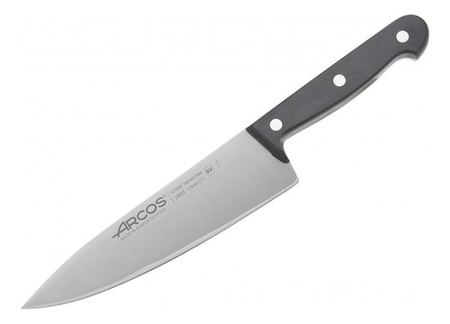 Cuchillo Cocina Arcos 17,5cm Profesional Premium Chef Asado Color Negro