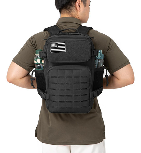 Qtqy Mochila Táctica Molle 35l Para Hombres Ews
