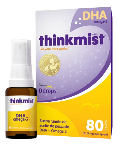 Ddrops - Thinkmist Dha - Omega 3 En Spray. 81.5mg 80sprays