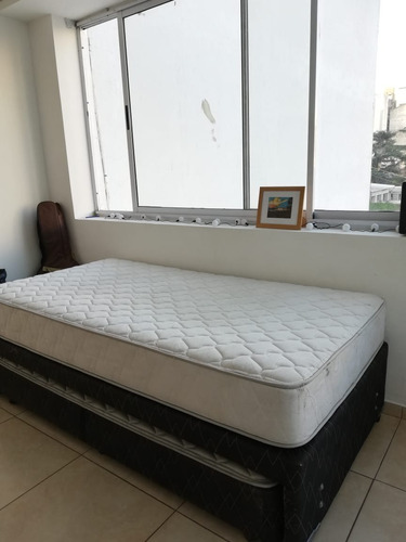 Cama Sommier 1 1/2 Plazas Ergo T (rosen) Impecable