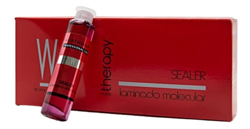 Sealer Laminado Molecular W-hair Therapy Caja De  6 Ampollas