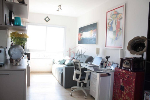 Apartamento Mobiliado Para Locação No Home Design Brooklin. Rua Professor José Leite E Oiticica, 434. - Ap4792