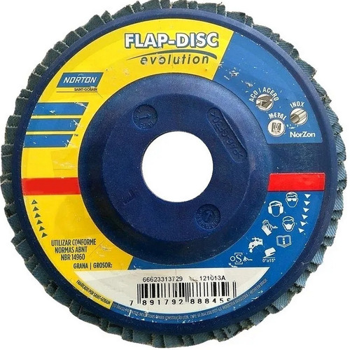 Disco Desbaste Flap-disc 4.1/2x7/8 (115x22mm) G80