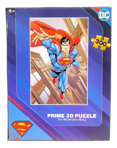 Puzzle Rompecabezas 3d Superman Volando 300 Piezas