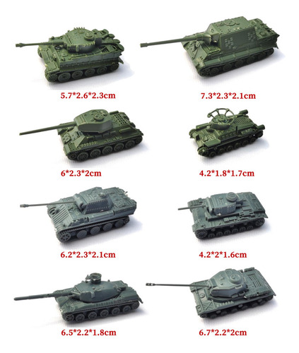 3 Rompecabezas De Carro A Escala 1:144, Modelo De Tanque 4d