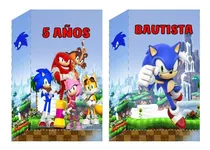 Comprar 10 Bolsitas Golosineras Con Cierra Stickers Sonic