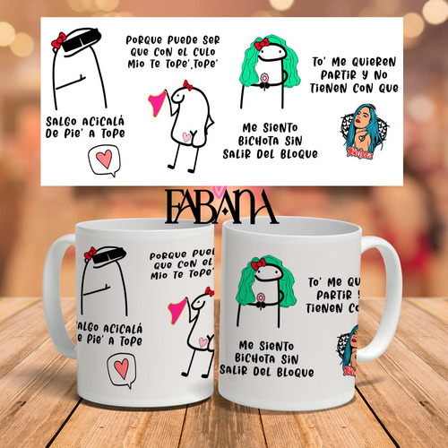 Taza Sublimada Diseño Flork Bichota Kaarol G