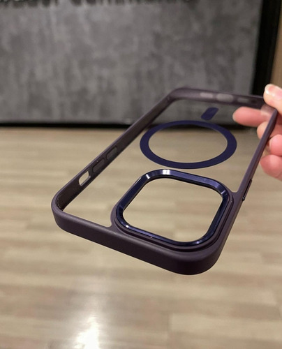 Case Magsafe Para iPhone Purpura 11 - 14 Pro Max